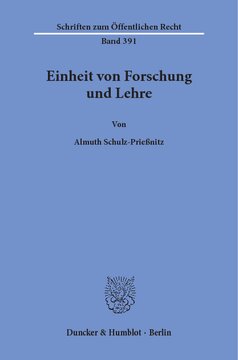 Einheit von Forschung und Lehre