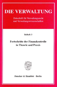 Fortschritte der Finanzkontrolle in Theorie und Praxis: Zum Gedenken an Ernst Heuer