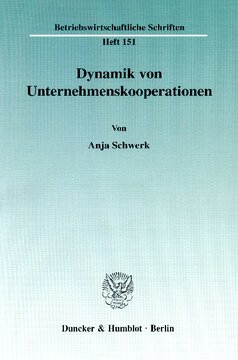 Dynamik von Unternehmenskooperationen