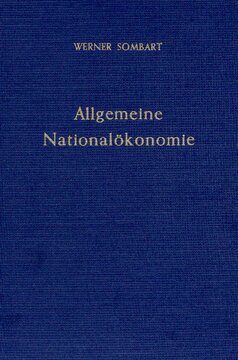Allgemeine Nationalökonomie: Nach Vorlesungen und Seminarübungen bearb. und hrsg. von Walter Chemnitz