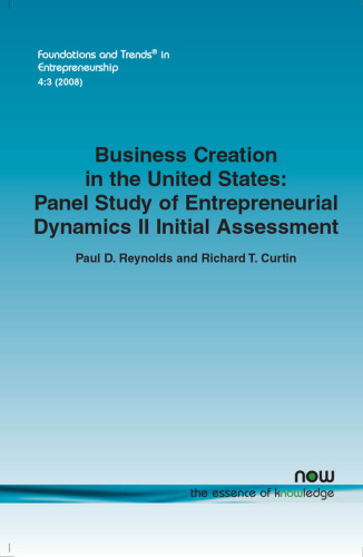 Business Creation in the United States