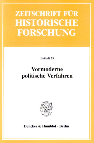Vormoderne politische Verfahren