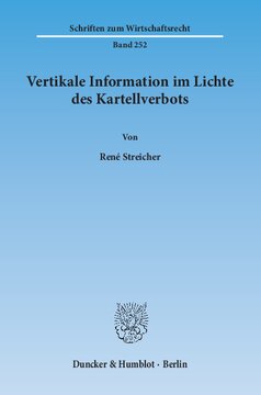 Vertikale Information im Lichte des Kartellverbots