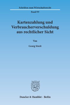 Kartenzahlung und Verbraucherverschuldung aus rechtlicher Sicht