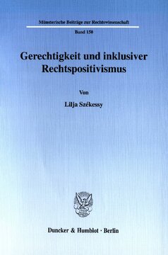 Gerechtigkeit und inklusiver Rechtspositivismus