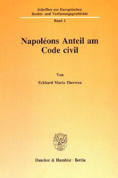 Napoléons Anteil am Code civil
