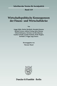 Wirtschaftspolitische Konsequenzen der Finanz- und Wirtschaftskrise