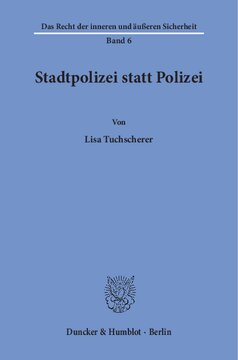 Stadtpolizei statt Polizei