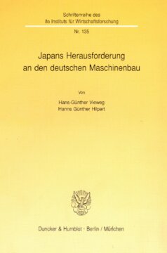 Japans Herausforderung an den deutschen Maschinenbau