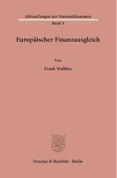 Europäischer Finanzausgleich