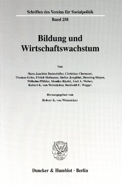 Bildung und Wirtschaftswachstum