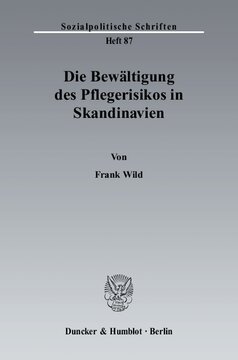 Die Bewältigung des Pflegerisikos in Skandinavien