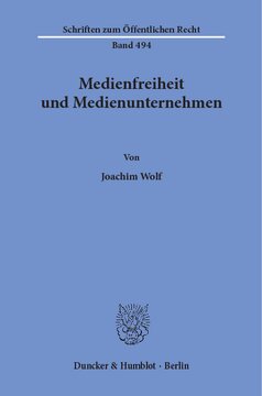 Medienfreiheit und Medienunternehmen