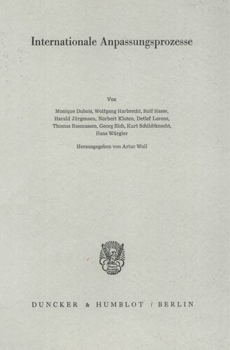Internationale Anpassungsprozesse
