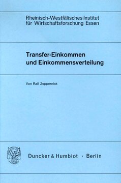 Transfer-Einkommen und Einkommensverteilung