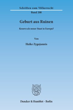 Geburt aus Ruinen: Kosovo als neuer Staat in Europa?