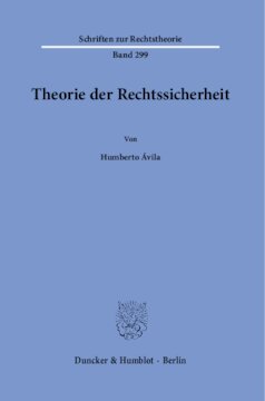 Theorie der Rechtssicherheit