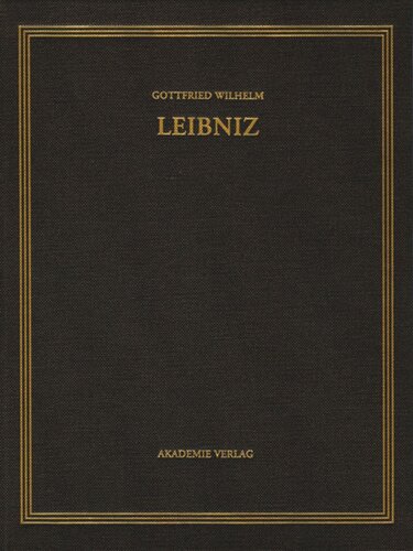 Sämtliche Schriften und Briefe: Band 3 1695-1700