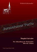 Maqalā fī al-rabw: die Abhandlung des Maimonides über das Asthma