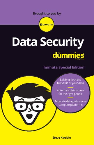 Data Security For Dummies®, Immuta Special Edition