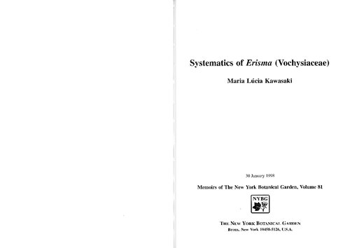 Systematics of Erisma (Vochysiaceae)