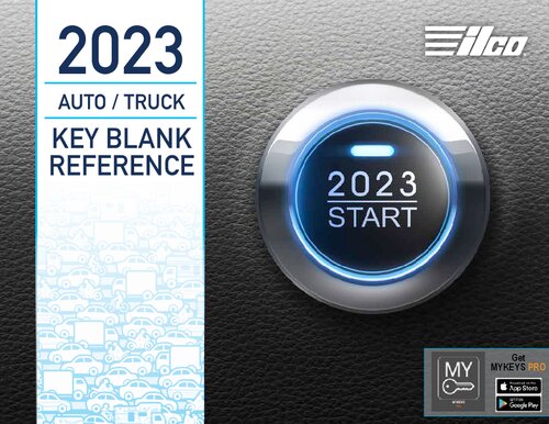 Ilco 2030 Auto/Truck Key Blank Reference