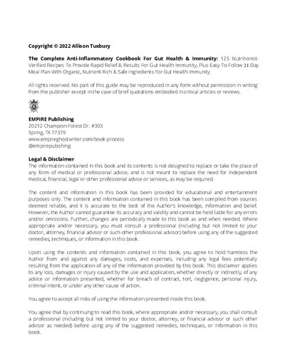 The Complete Anti-Inflammatory Cookbook For Gut Health & Immunity