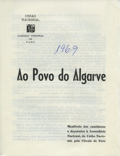 Ao Povo do Algarve