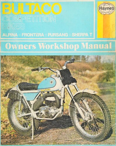 Haynes Bultaco Competition Bikes Owners Workshop Manual