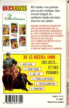 Petite histoire de l'érotisme dans la BD : Tome 2 : Les Italiennes