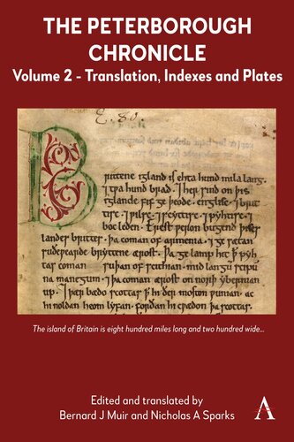 The Peterborough Chronicle, Volume 2: Translation, Indexes and Plates