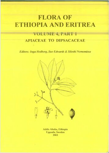 Flora of Ethiopia & Eritrea. Vol. 4.1, Apiaceae to Dipsacaceae