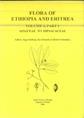 Flora of Ethiopia & Eritrea. Vol. 4.1, Apiaceae to Dipsacaceae