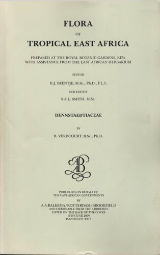 Flora of Tropical East Africa - Dennstaetiacea (2000)