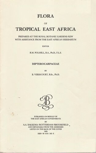 Flora of Tropical East Africa. Dipterocarpaceae