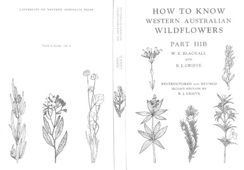 How to Know Western Australian Wildflowers: Pt. 3. Dicotyledoneae (Magnoliatae).. Epacridaceae - Lamiaceae