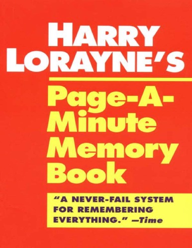 Page-a-minute Memory Book