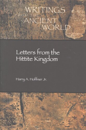 Letters from the Hittite Kingdom