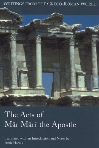 The acts of Mār Māri the apostle