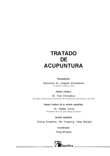 Tratado Clasico de Acupuntura y Moxibustion