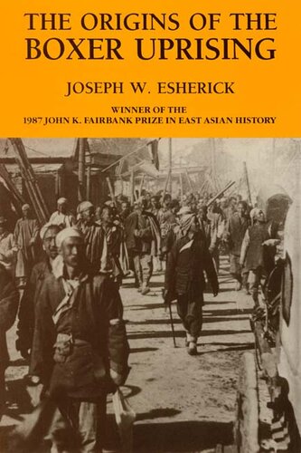 The origins of the Boxer Uprising