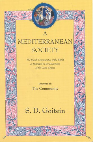 A Mediterranean society: the Jewish communities of the Arab world as portrayed in the documents of the Cairo Geniza, Vol. 2
