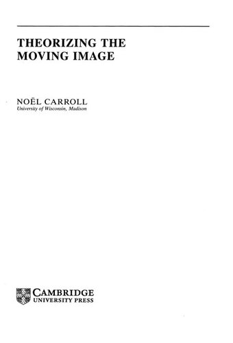 Theorizing the moving image