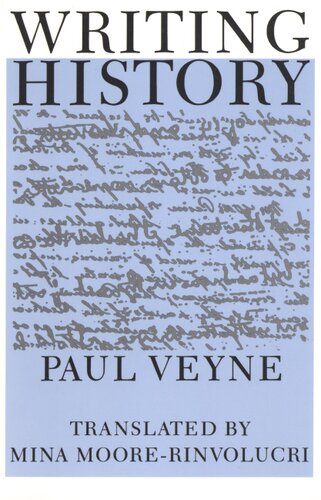 Writing history: essay on epistemology