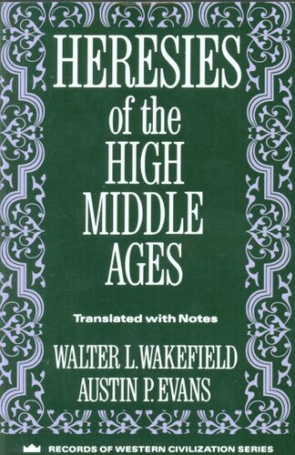 Heresies of the high middle ages