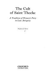 The cult of Saint Thecla: a tradition of women's piety in late antiquity