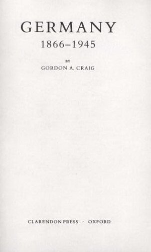 Germany, 1866-1945