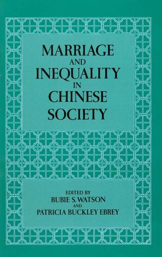 Marriage and inequality in Chinese society