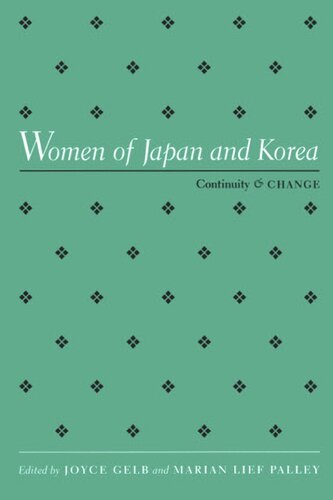 Women of Japan and Korea: continuity and change