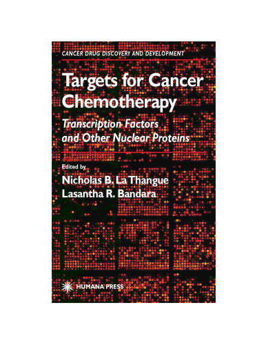Targets for Cancer Chemotherapy (Cancer Drug Discovery and Development)